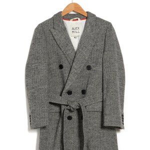 Alex Mill Herringbone Topcoat (XXL)